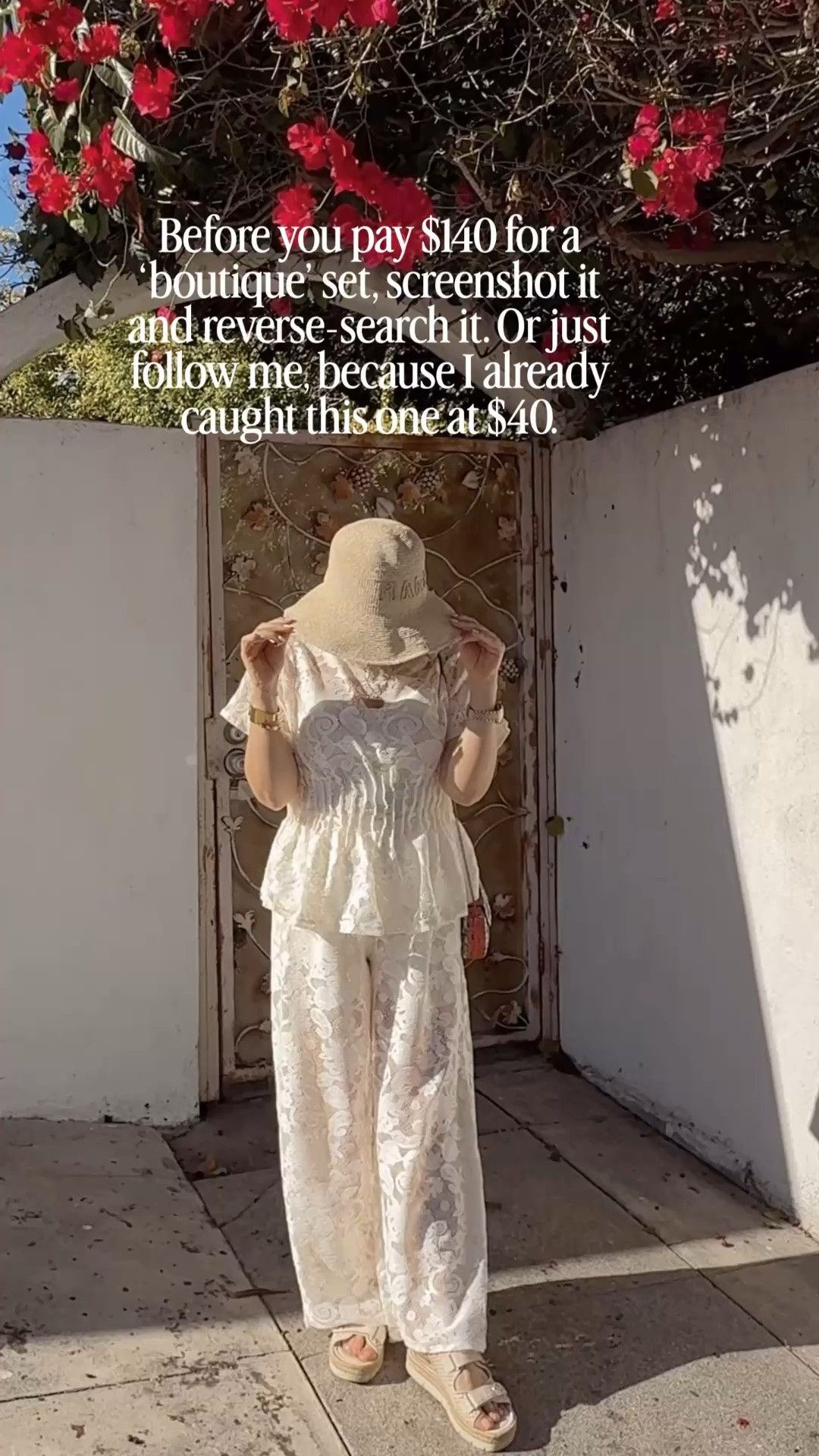 Same lace matching set. Two stores. One charged me $140 and the other charged me $40.

And before anyone asks, no, this isn’t a knockoff or a designer-inspired version. It’s the same lace set from the same manufacturer. Two different retailers bought it from the same wholesaler, and one decided to charge you $140 for it while the other sells it for $40. Same lace, same lining, same everything, just two different price tags.

This is why you never buy the first link you see. The higher price isn’t buying you better quality here, it’s the exact same product. That store is just betting you won’t check.

So I check. Every single time, before I ever tell you to spend a dollar.

I wore the $40 one all weekend and you genuinely cannot tell the difference, because there isn’t one.

Follow for luxe looks on a real budget. I do the screening so you get the look without the markup

#LTKgrwm #LTKootd #LTKTravel