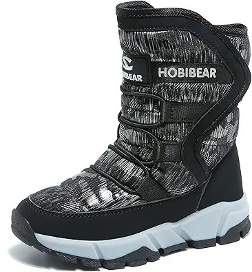 GUBARUN Boys Snow Boots Winter Waterproof Slip Resistant Cold Weather Shoes (Toddler/Little Kid/B... | Amazon (US)