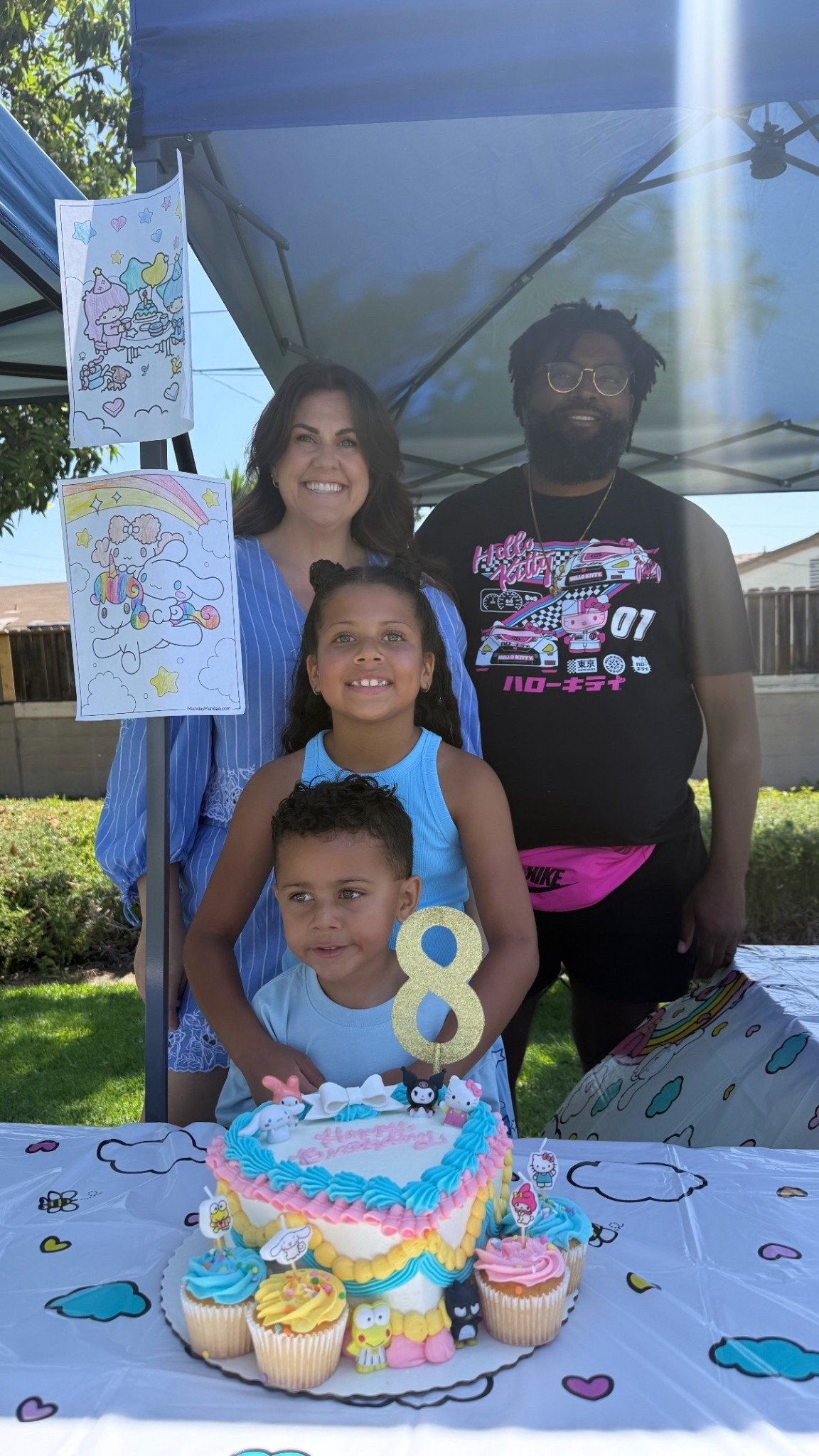 Hello Kitty and Friends themed birthday party outfits for the whole family 
I’m wearing xl in top xxl shorts

#LTKParties #LTKFamily #LTKFindsUnder50