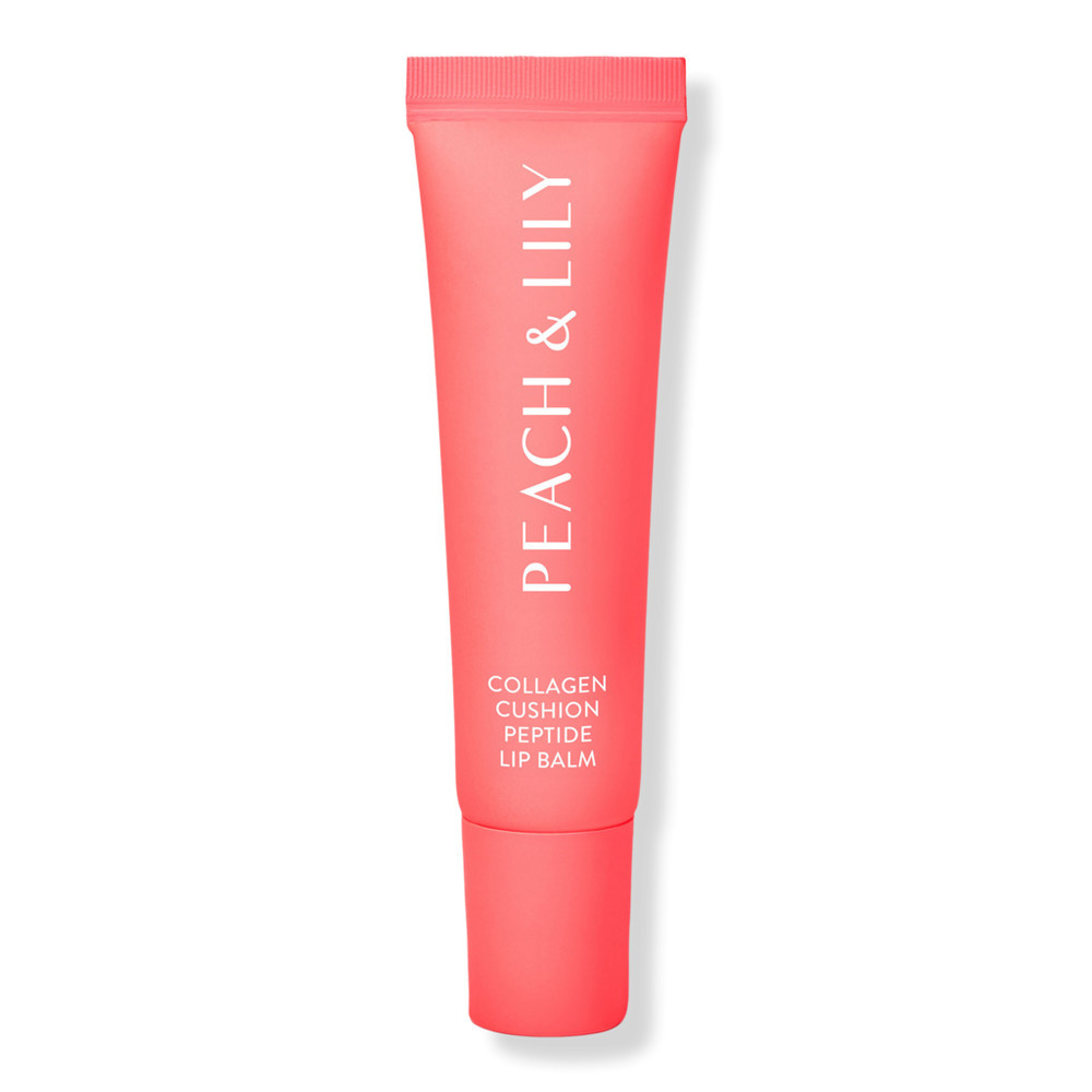 PEACH & LILY Collagen Cushion Peptide Lip Balm - Sheer Peach | Ulta