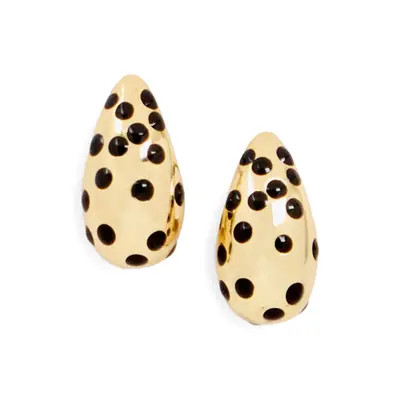 Clare V. Le Drop Earrings in Gold/black at Nordstrom | Nordstrom