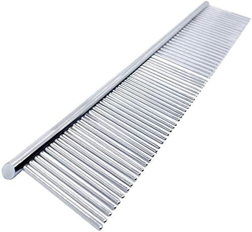Pet Combs,Grooming Comb for Dogs & Cats,Pet Grooming Brush Deshedding Tool with Tapered Stainless... | Amazon (US)
