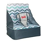 Nuby Easy Go Safety Lightweight High Chair Booster Seat, Great for Travel, Chevron | Amazon (US)