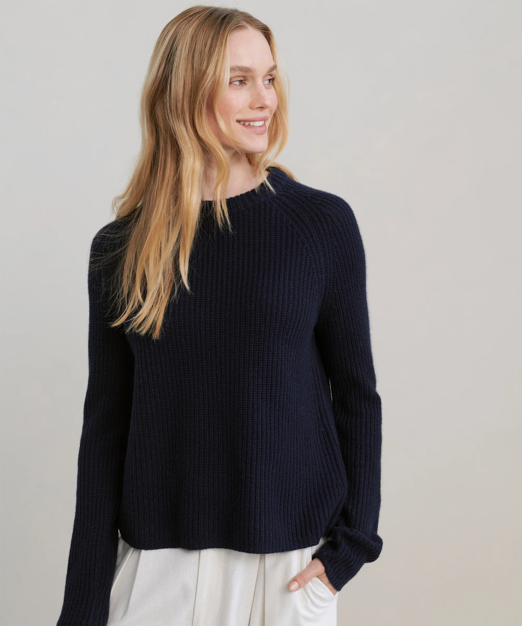 Cashmere Fisherman Sweater | Jenni Kayne