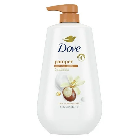 Dove Pampering Gentle Body Wash for Women Shea Butter & Vanilla, 30 fl oz | Walmart (US)
