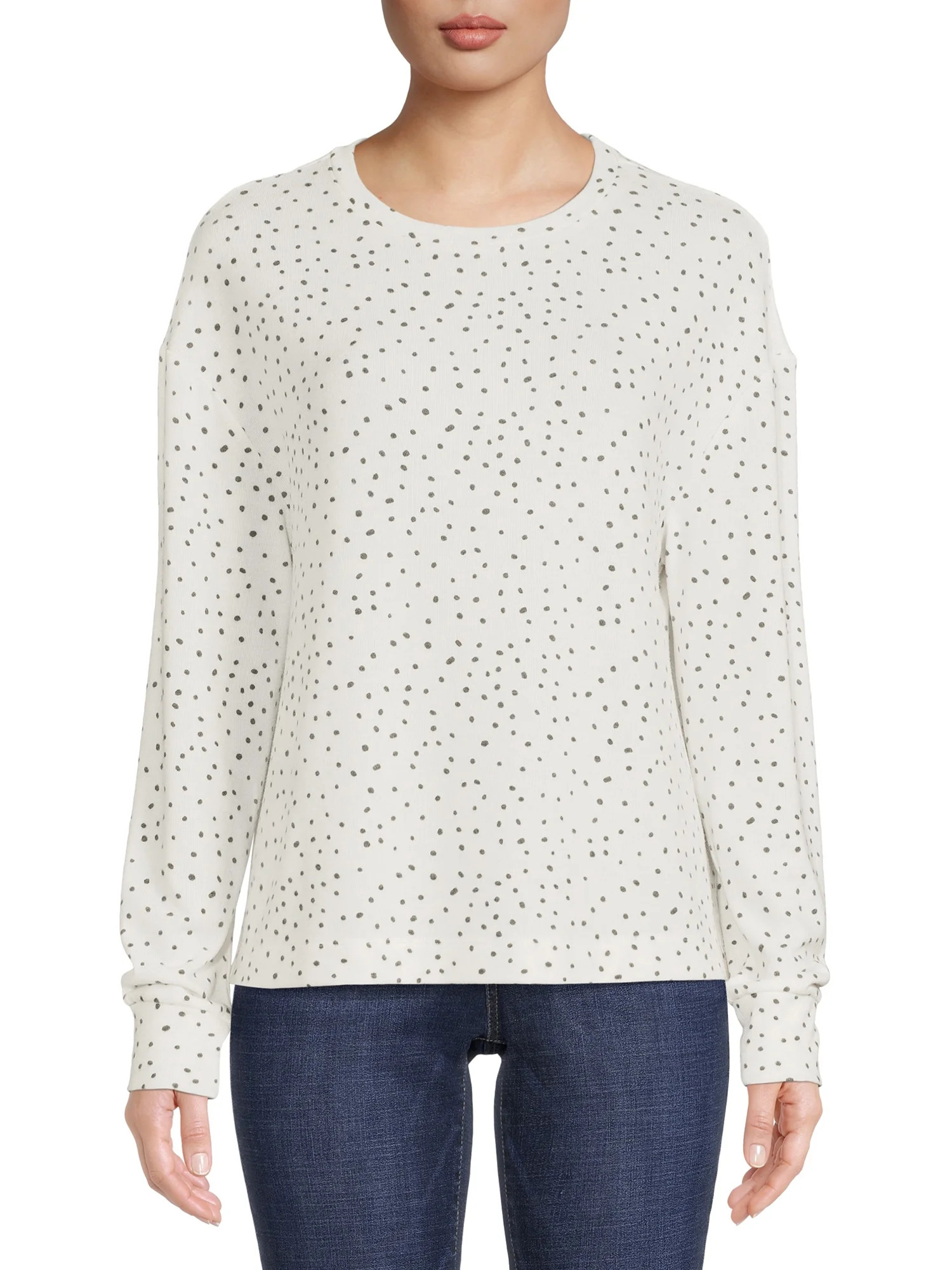 Time And Tru Women's Hacci Top | Walmart (US)