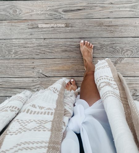  beach blanket / throw blanket - thick enough to sit on the ground and soft enough to wrap around your shoulders 🤍 
Travel Tips 
Last Minute Vacation 
Outdoor Living 

#LTKhome #LTKSeasonal #LTKtravel