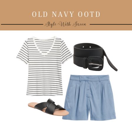 Old navy outfit, summer outfit, summer fashion, women’s shorts, sandals, summer 

#LTKStyleTip #LTKSeasonal #LTKFindsUnder50