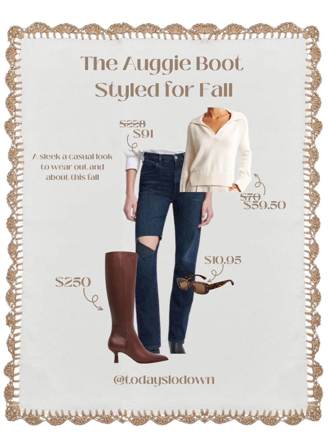 How I’d style the Aggie Boot by Dolce Vita! I’m obsessed! 
#dolcevita #fallfashion #fallboots #fallshoes #brownboots #sale #fallsale #summersale


#LTKshoecrush #LTKSeasonal #LTKFind