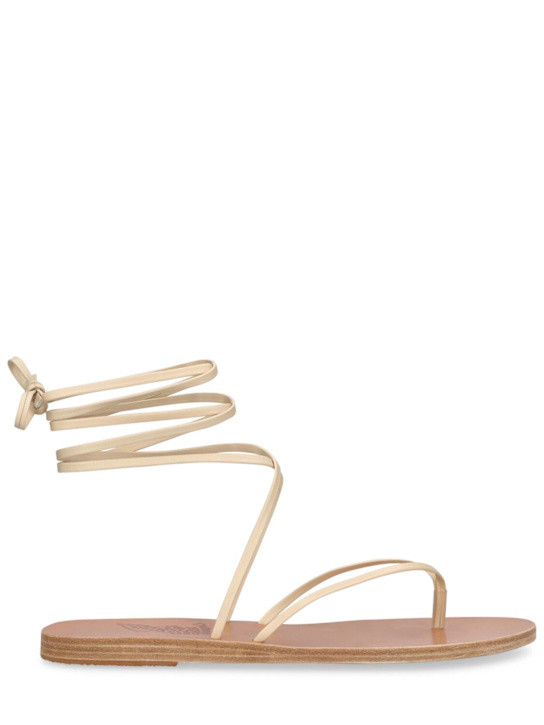 5mm Celia leather flat sandals | Luisaviaroma