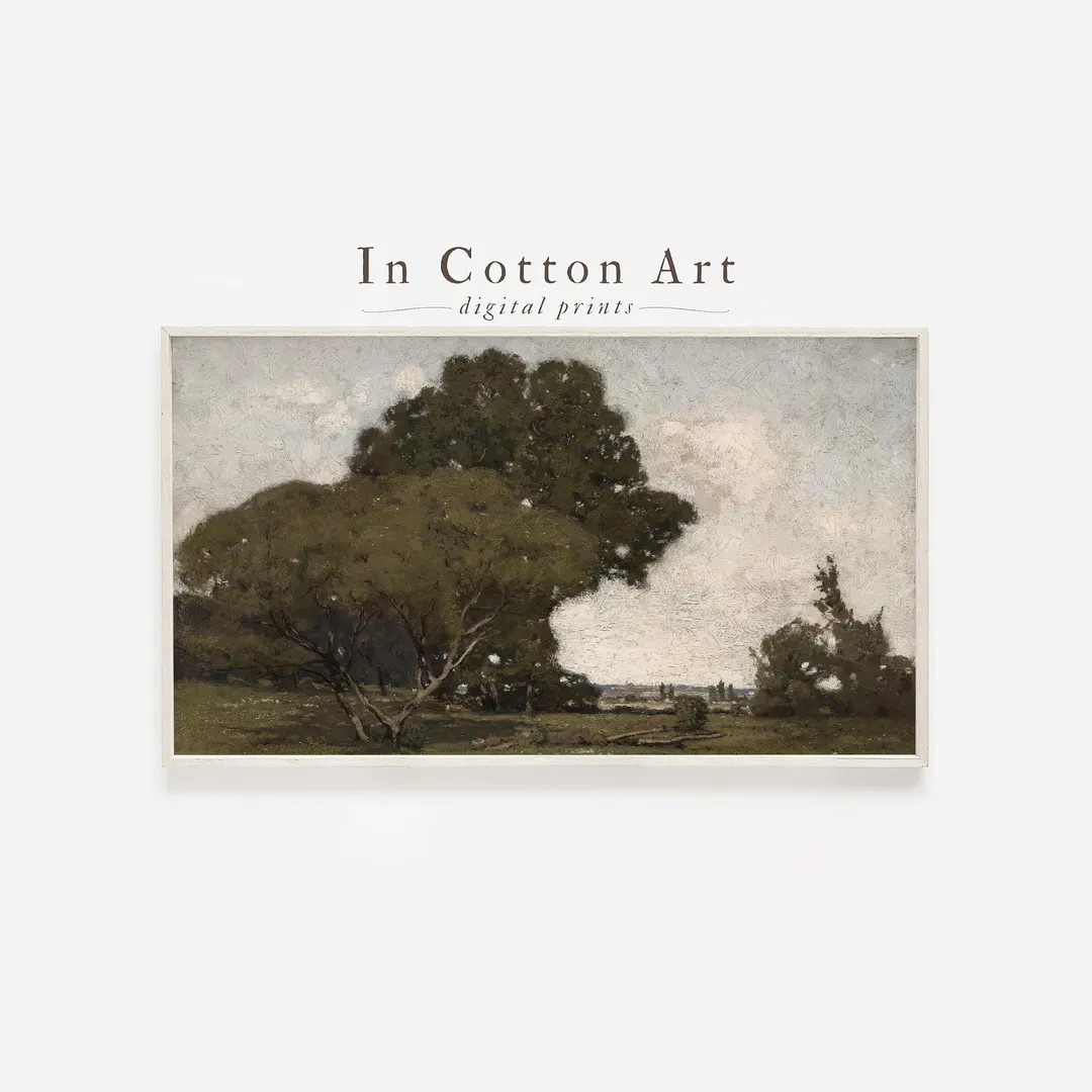 Vintage Frame TV Art / Antique Landscape Samsung TV DIGITAL Download Painting | Nature Art | TV33 | Etsy (US)
