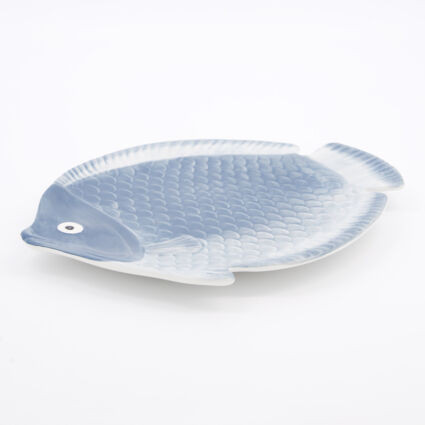 Blue Fish Plate 25x29cm | TK Maxx