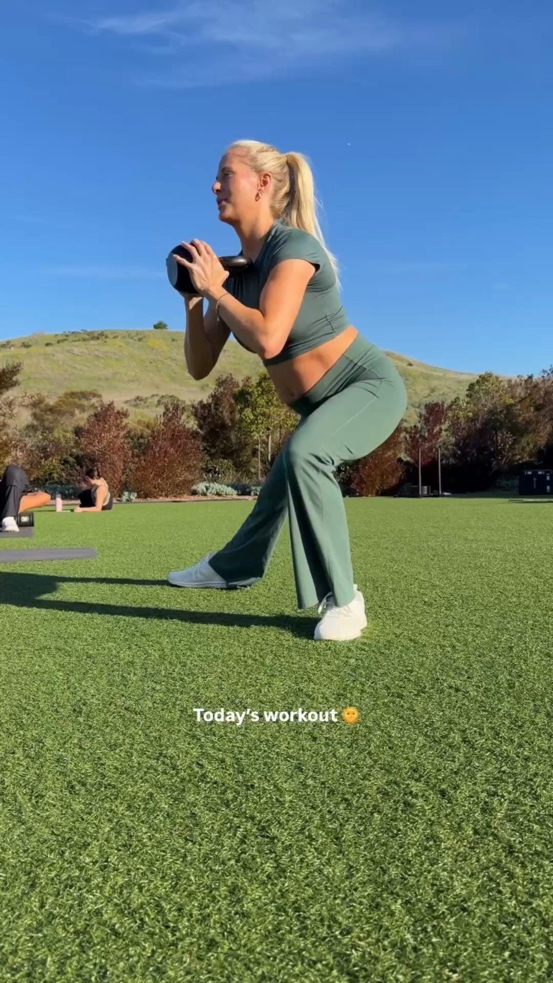 Wearing a medium in top & bottom- sized up for bump, shoes are tts! #kathleenpost

Workout wear, active wear, training outfit, walk outfit, bump friendly, maternity wear 



#LTKActive #LTKBump #LTKfitnessgoals

#LTKmorningroutine