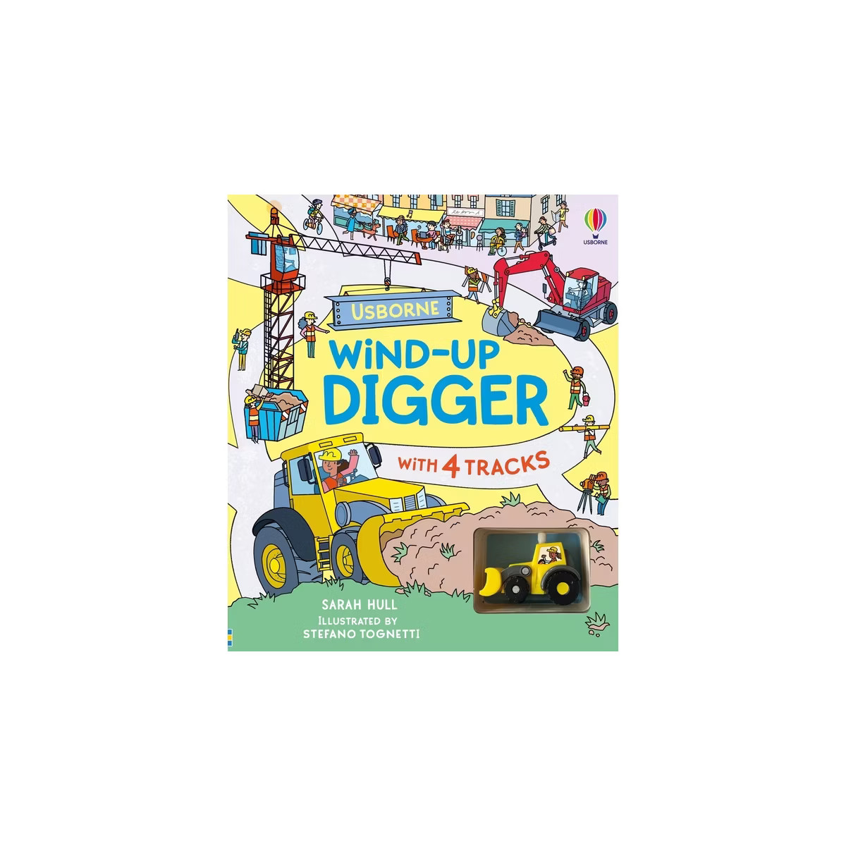 Wind-Up Digger - by  Sarah Hull (Board Book) | Target
