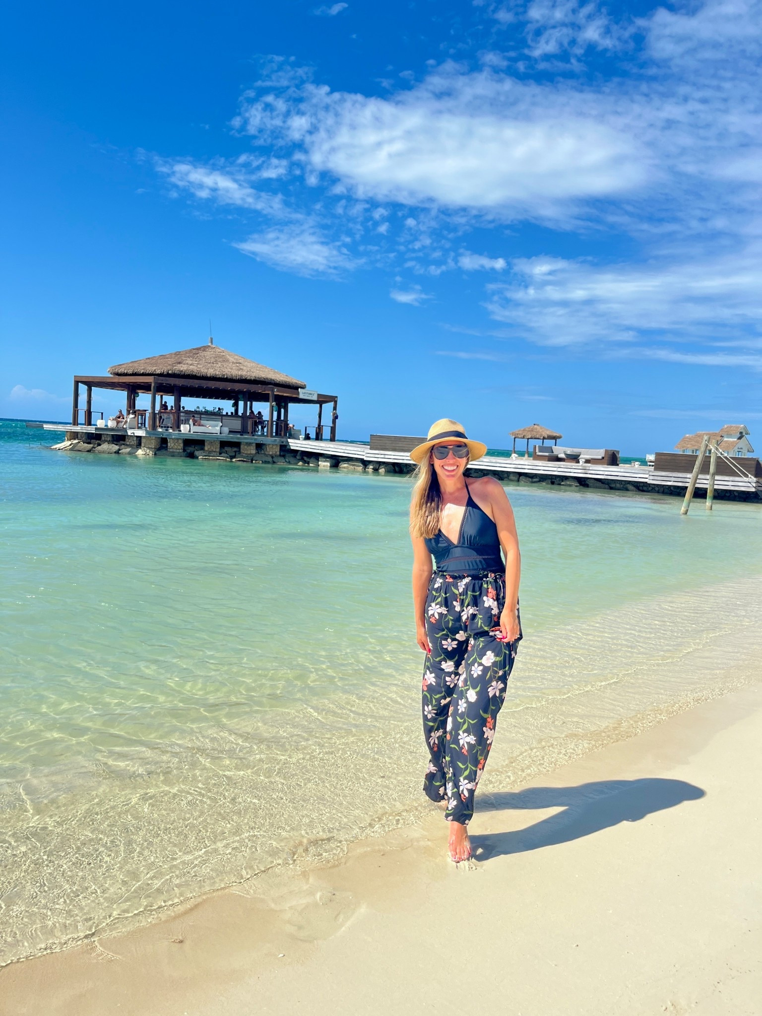 Vacation outfit!
Love these light weight pants! Wearing size medium in Amazon swim suit and pants.

#LTKTravel #LTKFindsUnder50