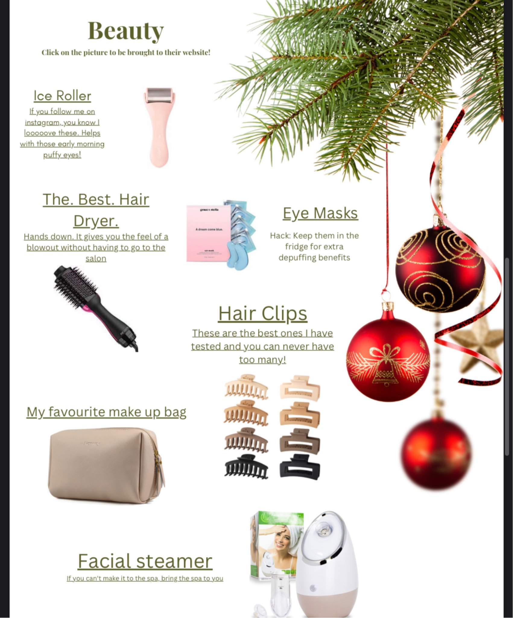 My “beauty” gift guide recommendations!! 

#LTKunder100 #LTKGiftGuide #LTKHoliday