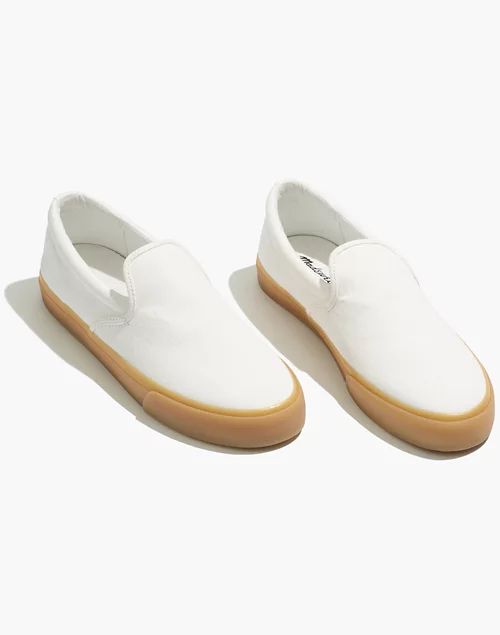 Sidewalk Slip-On Sneakers in Recycled Canvas | Madewell