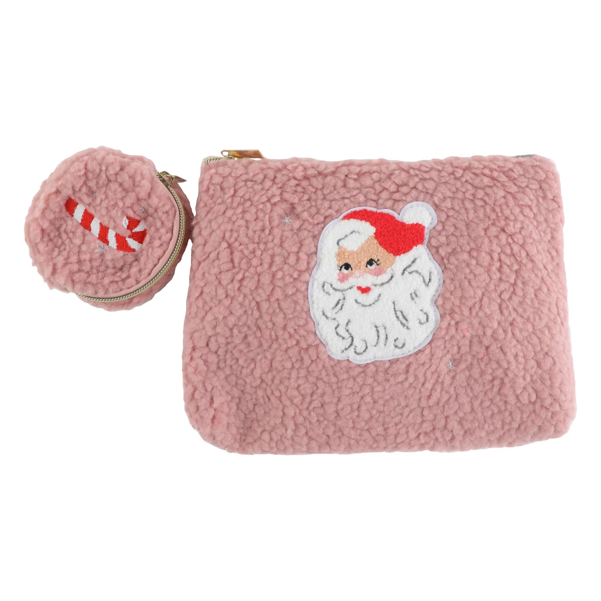 Deal Bar Teddy Pouch - Dear Santa, Pink | Kohl's