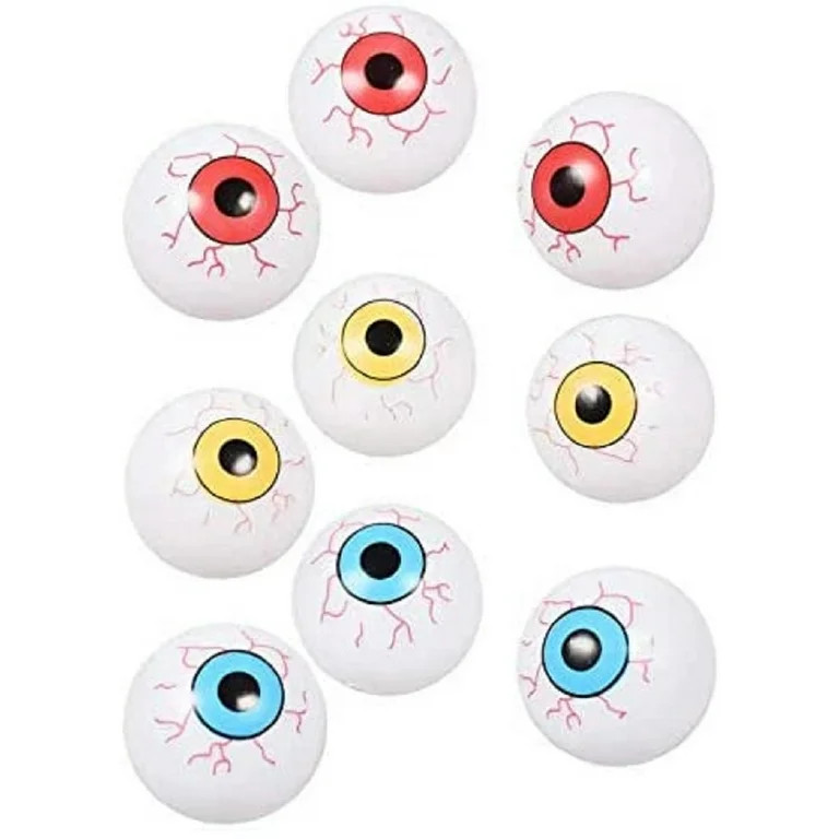 Eyeball Ping Pong Balls for Halloween or Table Tennis - 12 Plastic EyeBalls | Walmart (US)