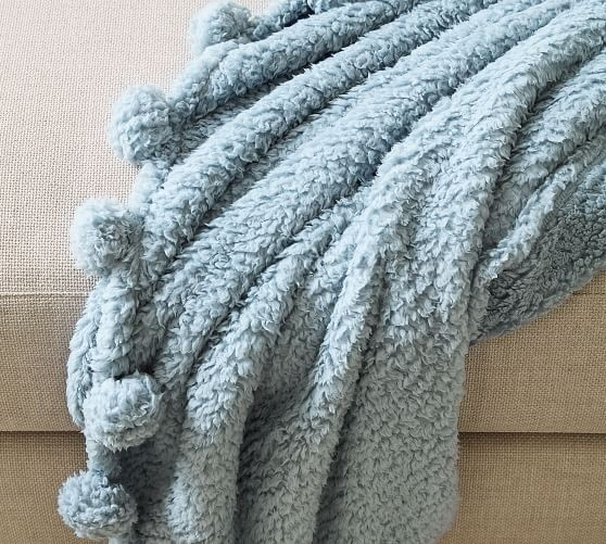 Cozy Pom Pom Throw | Pottery Barn (US)