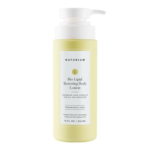 Naturium Bio-Lipid Restoring Moisturizing Body Lotion with Shea Butter, Fragrance Free, 14 oz | Amazon (US)