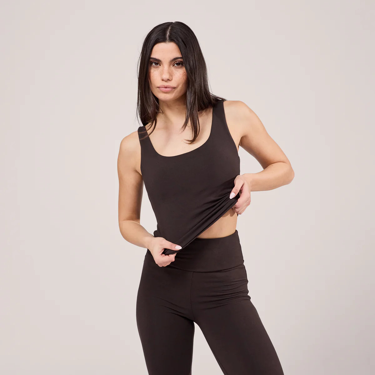 Lightweight Everyday Tank Top | Black Coffee | LOVALL
