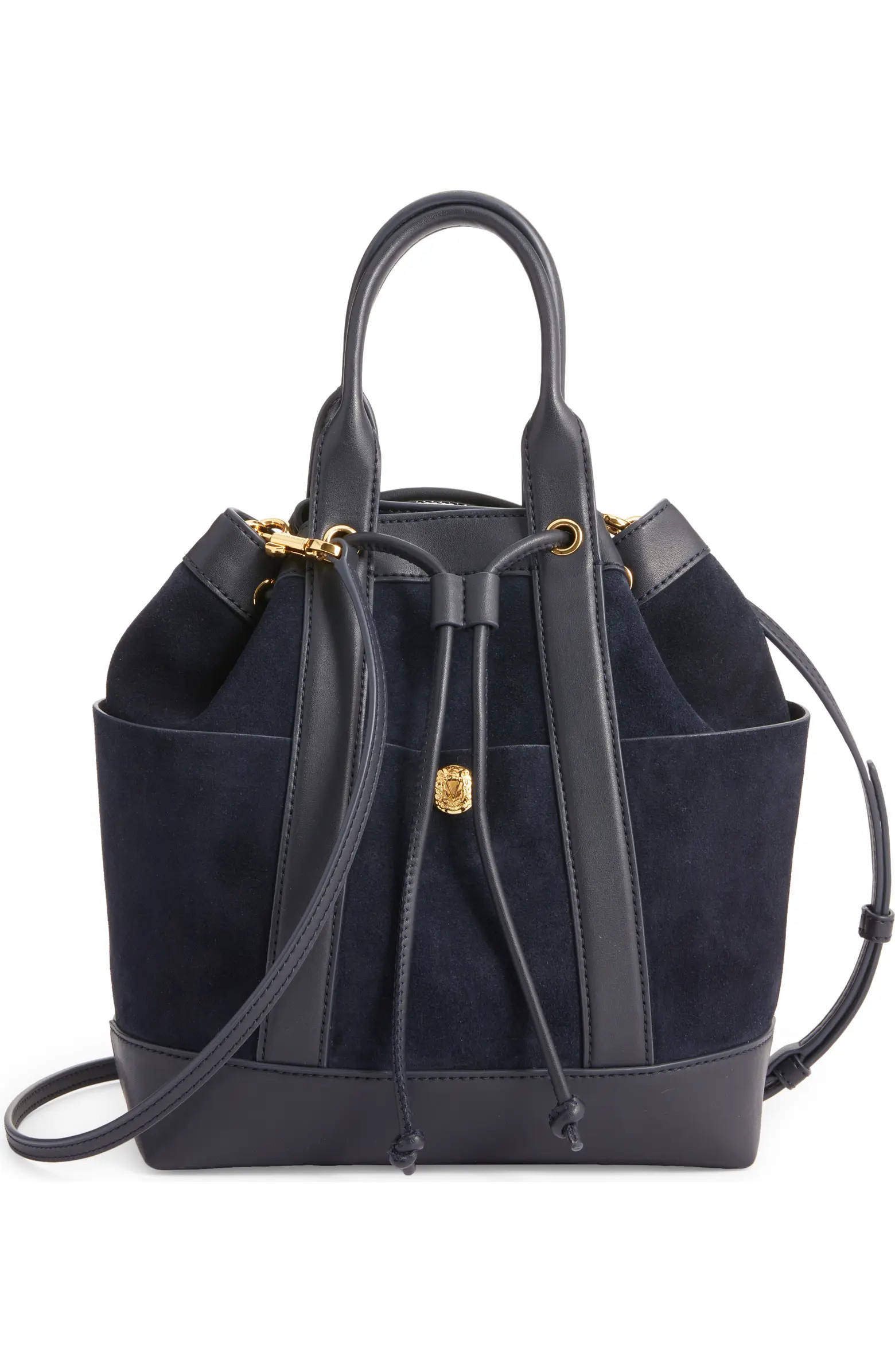 Veronica Beard Goody Suede & Leather Bucket Bag | Nordstrom | Nordstrom