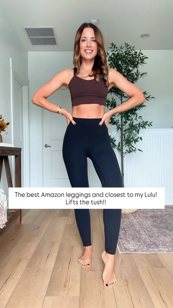LOVE these Amazon leggings in XXS! Lifts the rush and the fit is 10/10! XS in sports bra. Workout outfit. Matching workout set. 


#LTKfitnessgoals #LTKActive #LTKGiftGuide