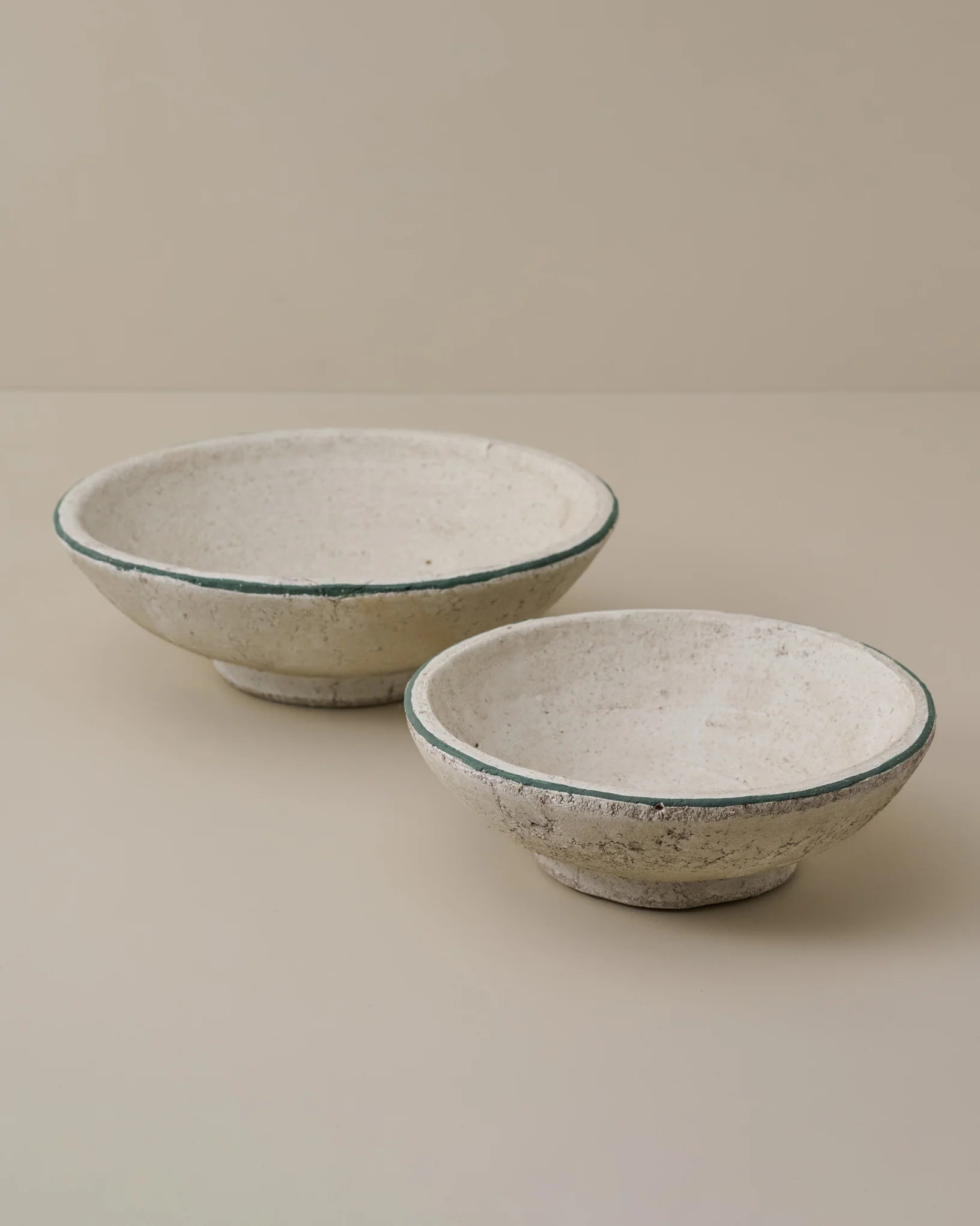 Lane Green Rimmed Decorative Bowl | Magnolia