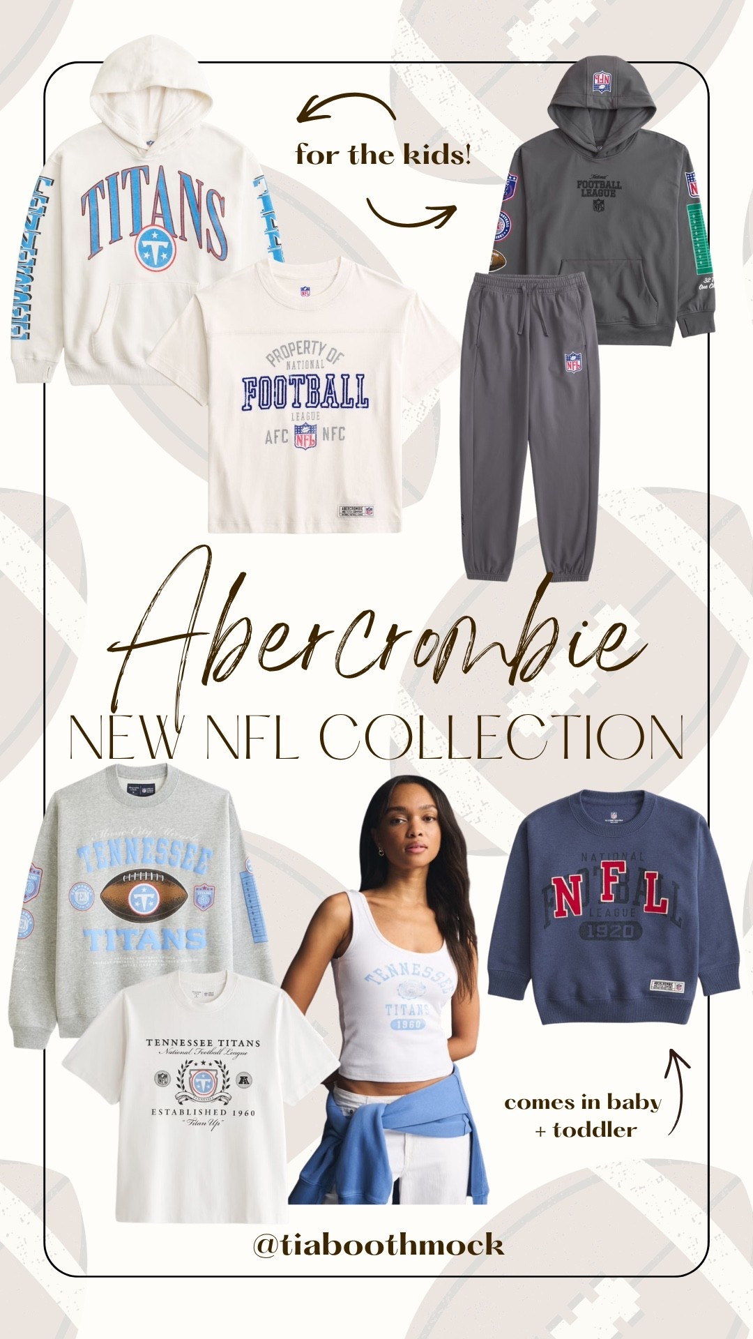 New NFL collection at @abercrombie ! 🏈 lots of new kids/baby/toddler options too!

#LTKootd #LTKSeasonal #LTKBaby