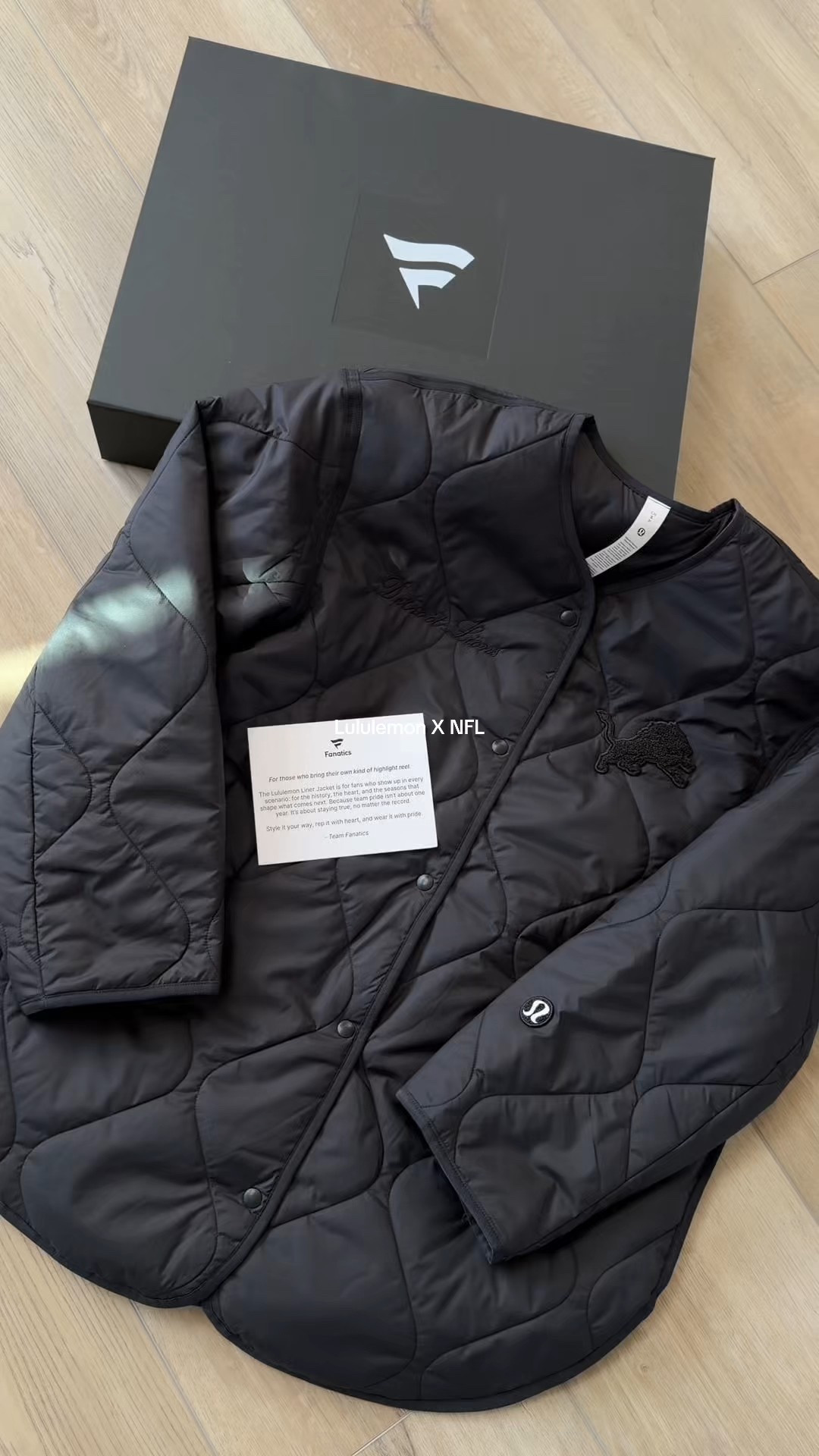 Lululemon X NFL collection! 

Detroit Lions jacket, lululemon jacket, Fanatics 

#LTKSeasonal #LTKootd