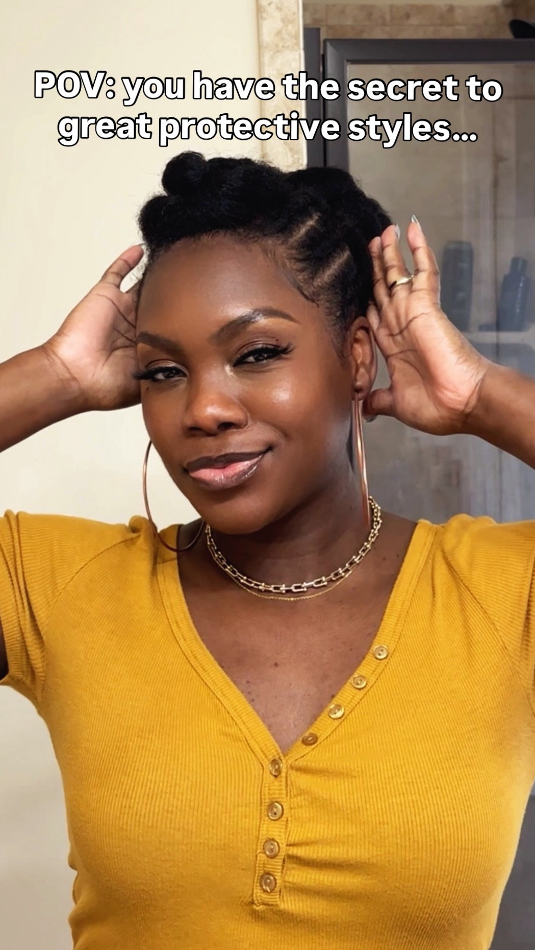 This is the part most people miss.

They think protective styles protect your hair.

And yes — a good style helps.

But if the routine underneath your hair isn’t supporting it, you can still end up dealing with dryness, breakage, and styles that don’t last the way you hoped.

This style worked because my hair was supported before I ever started styling.

I’ve linked all the products and tools I used for this look below.

When your routine is supporting your hair properly, styling becomes so much easier.

#LTKselfcare #LTKBeauty #LTKdayinmylife