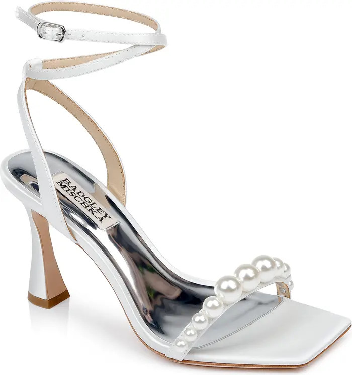 Cailey Ankle Strap Metallic Sandal (Women) | Nordstrom