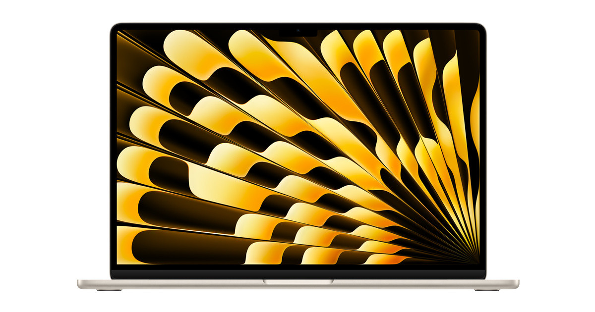 15‑inch MacBook Air met M2‑chip - Sterrenlicht | Apple (NL)