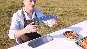 RTT Chicken Leg Rack for Grill with Drip Tray - Easy to Use 12 Slots Chicken Wing Rack - Premium ... | Amazon (US)