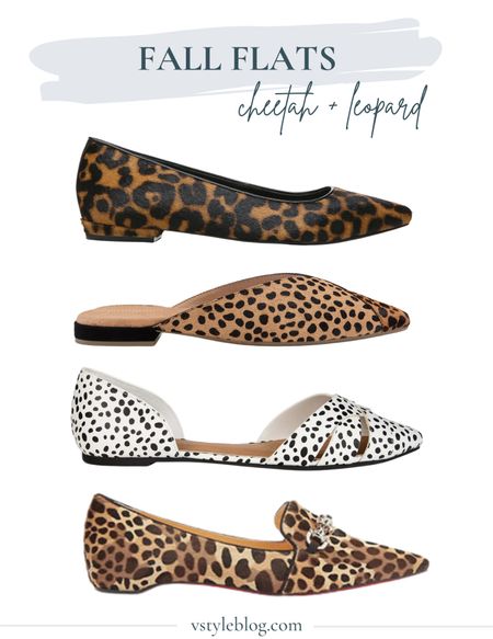 Fall shoes: cheetah and leopard flats #workwear #mules 

#LTKstyletip #LTKunder100 #LTKunder50 #LTKSeasonal #LTKworkwear #LTKshoecrush
