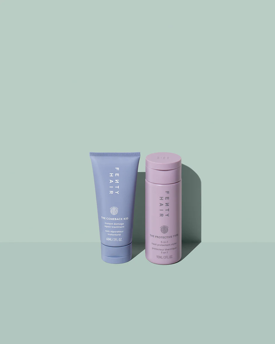 The Protection Posse Instant Damage Repair Treatment + Heat Protectant Set | Fenty Beauty