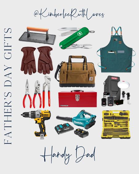 Get dad these screw driver, gloves, tool box, and more this father's day!

#giftsforhim #giftidea #amazonfinds #handytools #powertools

#LTKFind #LTKmens #LTKGiftGuide