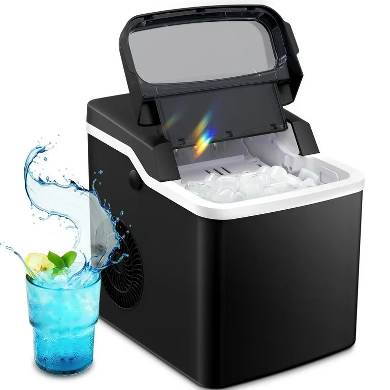 Auseo Portable Ice Maker Countertop, One-Click Operation Ice Makers with Ice Scoop and Basket, fo... | Walmart (US)