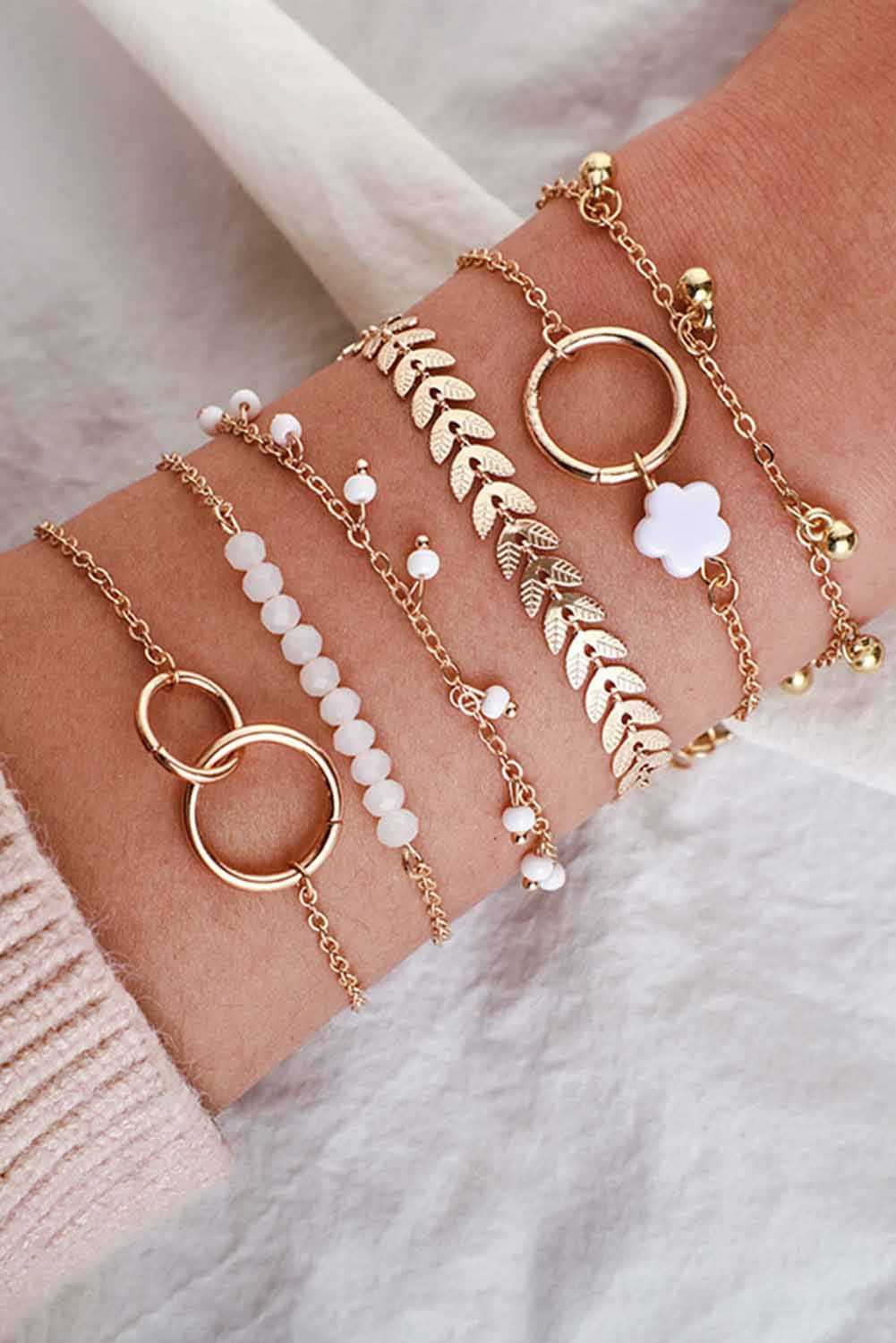 Floral Bracelet Set | Evaless