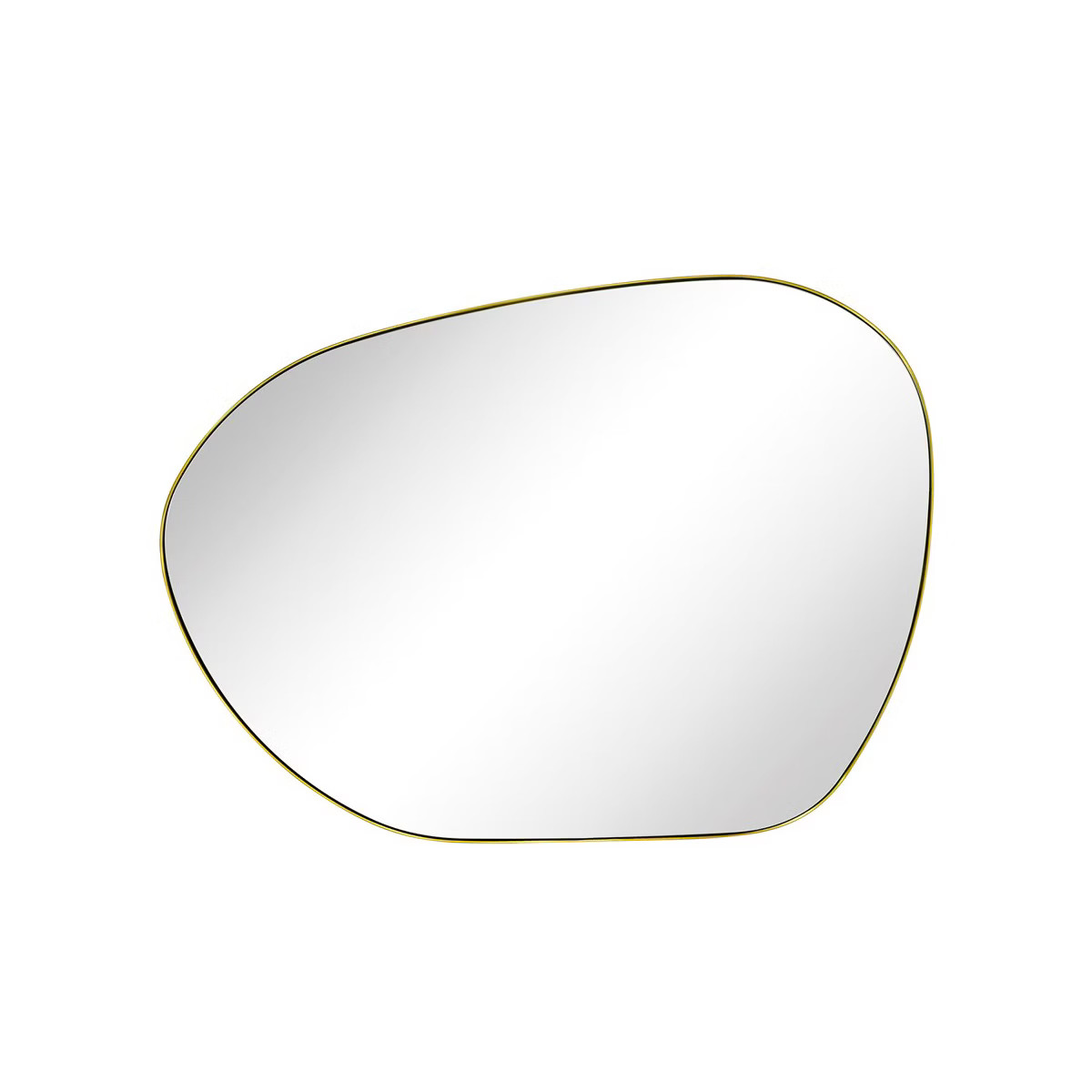 TEHOME Bertlinde Novelty/Specialty Irregular Shaped Metal Framed Wall Mount Bathroom Vanity Mirro... | Target