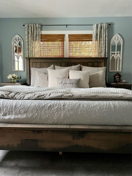 Farmhouse bedroom! Farmhouse style, modern farmhouse, cozy bed, bedding, target finds

#LTKstyletip #LTKhome #LTKsalealert