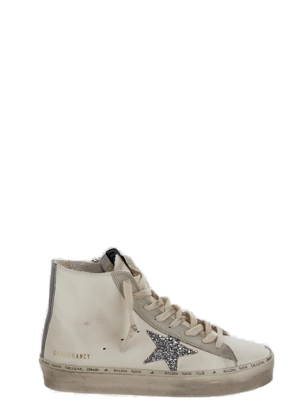 Golden Goose Deluxe Brand Francy Glittered High-Top Sneakers | Cettire Global