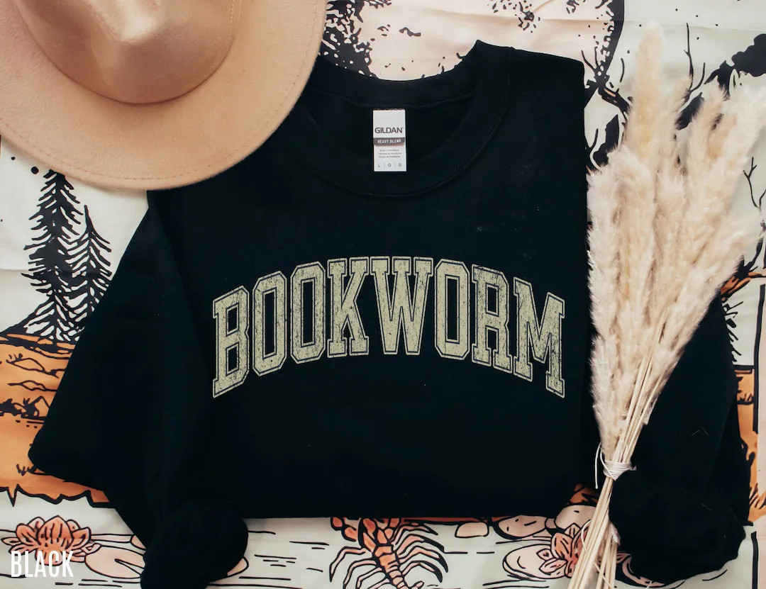 Bookworm Sweatshirt, Book Sweatshirt, Bookish Sweatshirt, Book Club Sweatshirt, Book Club Gift, B... | Etsy (US)