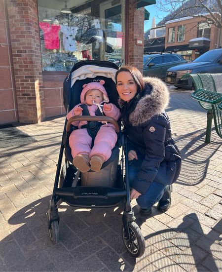 Shopping in Aspen 
.
Baby, Womens fashion, moncler, gap, gap kids, boots, uggs, Chelsea boot, jacket, coat, winter style, ski style, apre ski, 14 months old, baby girl, wiw 