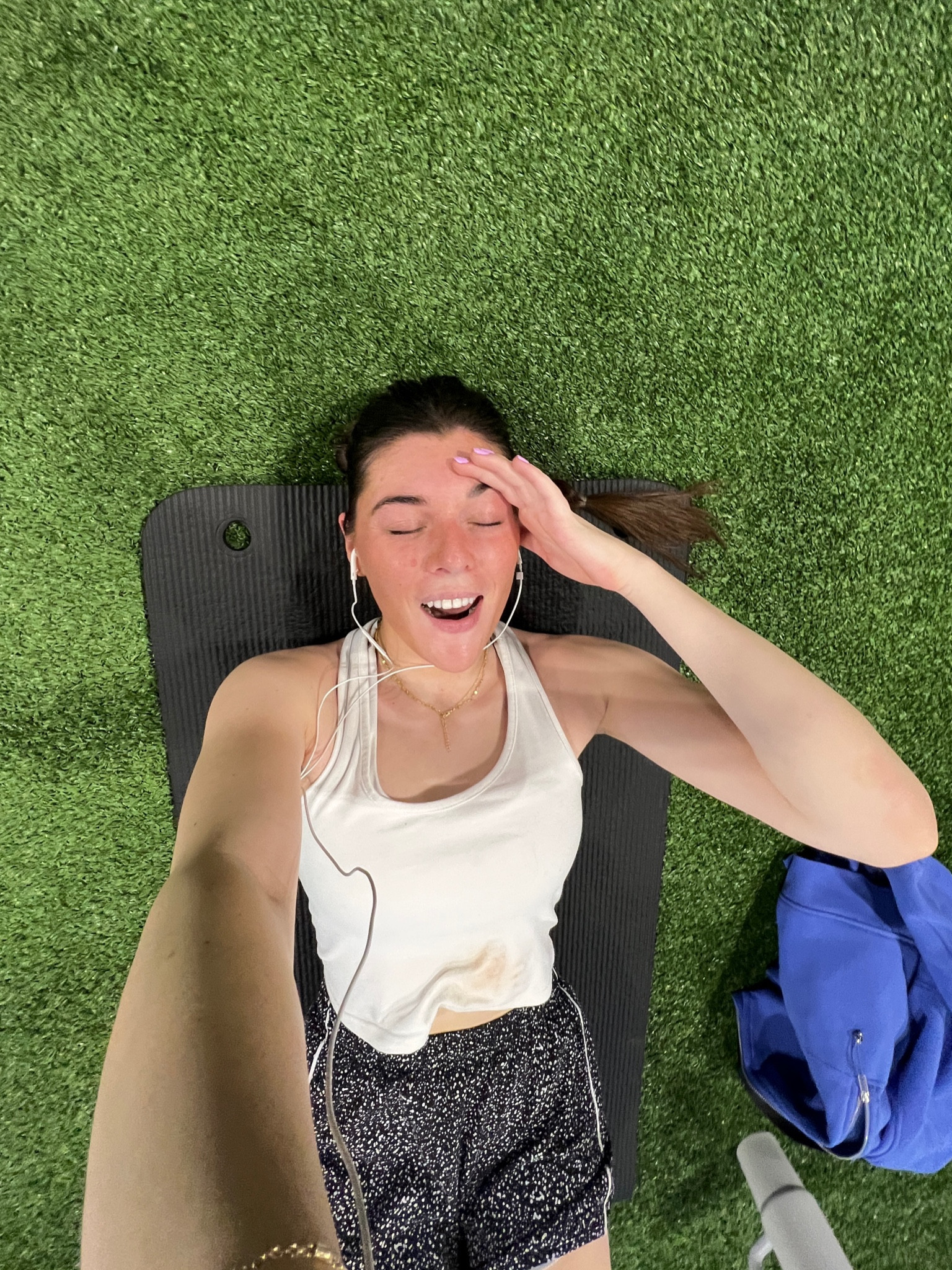 best workout outfit - white amazon tank, white glowmode sports bra, black speckled shorts, wild indigo lululemon scuba hoodie, nike socks, purple HOKA clifton 8’s💙

#LTKFind #LTKstyletip #LTKfit
