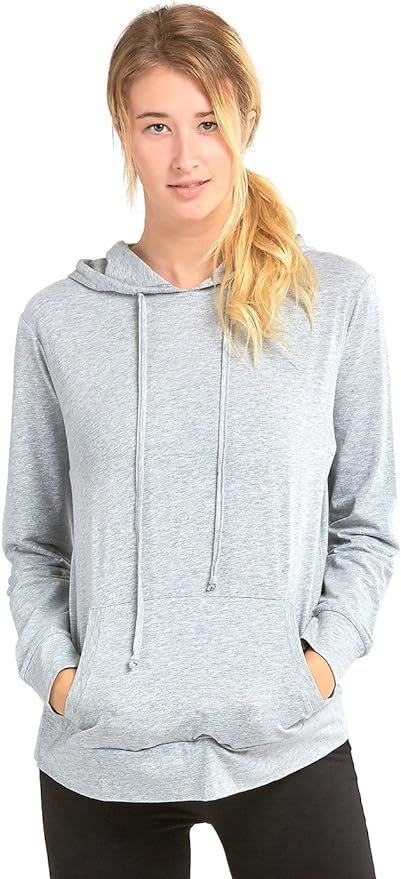 Women's Thin Cotton Pullover Hoodie Sweater | Amazon (US)