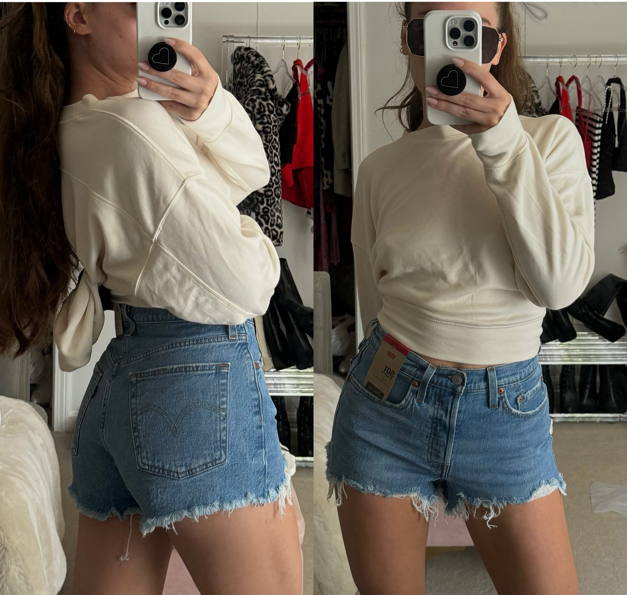 The best shorts for summer! Levi 501 shorts size 26 US 2. Medium wash jazz solo style. Denim Jean shorts fit summer. Summer outfit. Summer shorts. Perfect pair of short shorts. Levi shorts for women. Amazon finds! On sale now for $40!

#LTKFindsUnder50 #LTKSaleAlert #LTKSeasonal