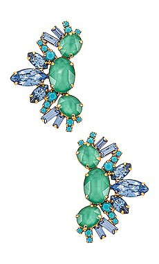 Elizabeth Cole Luella Earring in Blue from Revolve.com | Revolve Clothing (Global)