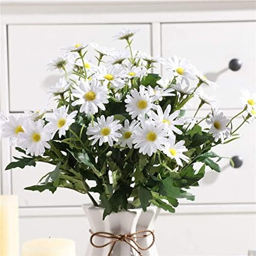 Gumolutin 2 PCS Artificial Silk Daisy Flower Bouquet for Home Table Centerpieces Arrangement Decorat | Amazon (US)